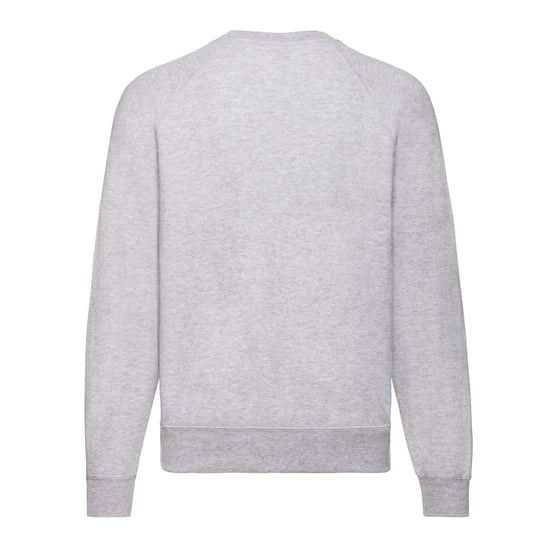 Fruit of the Loom Heren Klassiek Effen Raglan Sweatshirt (Heide Grijs) - Image 2