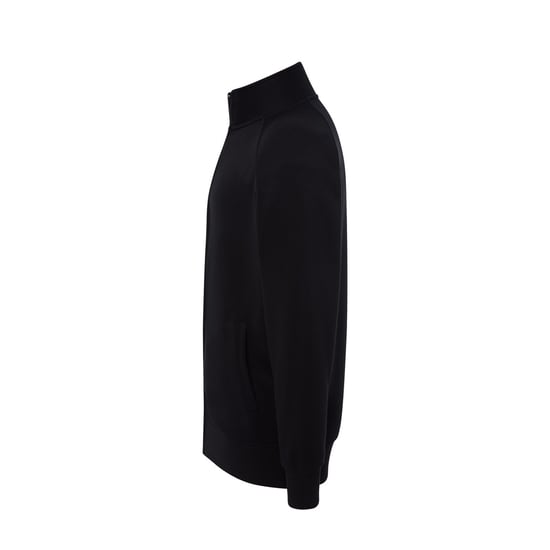 JHK Uniseks effen sweater met rits voor volwassenen (Zwart) - Image 3