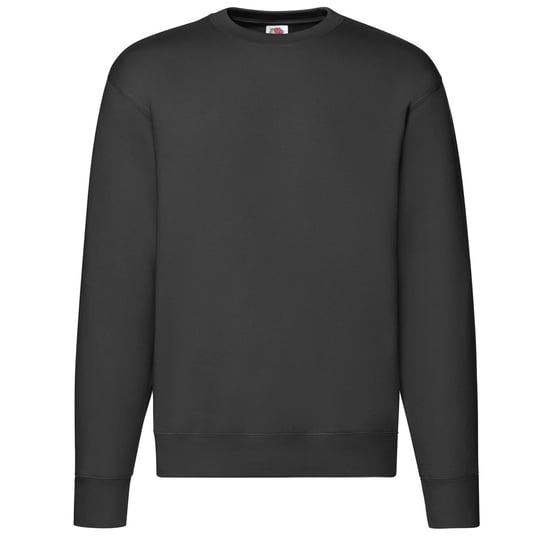Fruit of the Loom Heren Premium Ingelegd Sweatshirt (Zwart) - Image 1