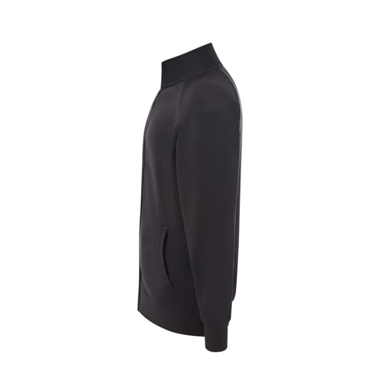 JHK Uniseks effen sweater met rits voor volwassenen (Houtskool) - Image 3