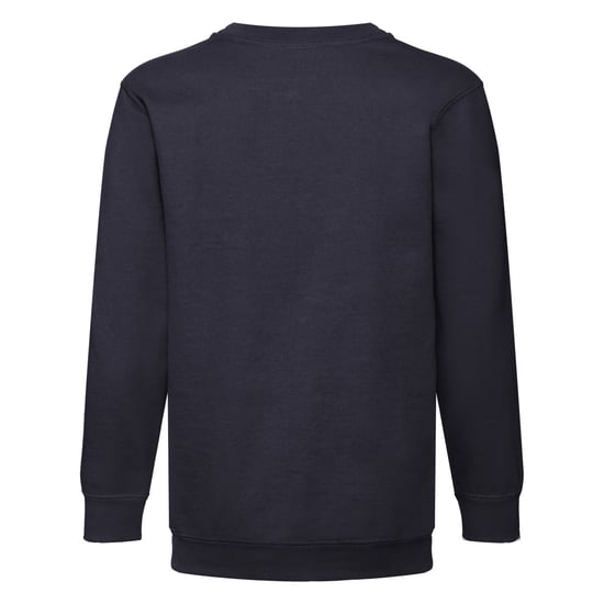 Fruit of the Loom Kinder/Kids Klassiek Sweatshirt met Inzet (Deep Navy) - Image 2