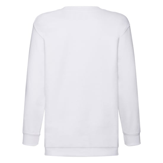 Fruit of the Loom Klassiek Effen Sweatshirt voor Kinderen/Kinderen (Wit) - Image 2