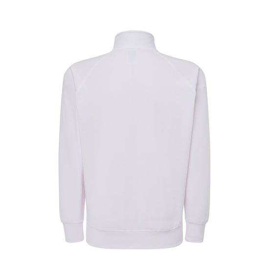 JHK Uniseks effen sweater met rits voor volwassenen (Wit) - Image 2