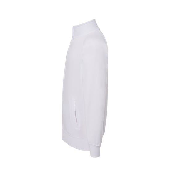 JHK Uniseks effen sweater met rits voor volwassenen (Wit) - Image 3