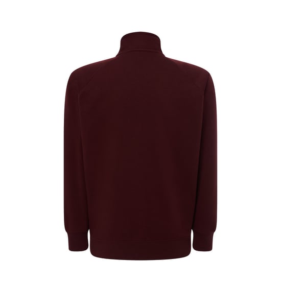 JHK Uniseks effen sweater met rits voor volwassenen (Kardinaal) - Image 2