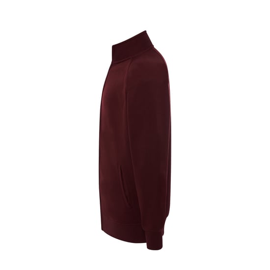 JHK Uniseks effen sweater met rits voor volwassenen (Kardinaal) - Image 3