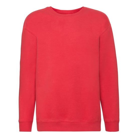 Fruit of the Loom Kinder/Kids Premium Sweatshirt met Inzetstuk (Rood) - Image 1