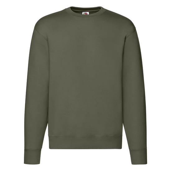 Fruit of the Loom Heren Premium Ingelegd Sweatshirt (Klassieke Olijf) - Image 1