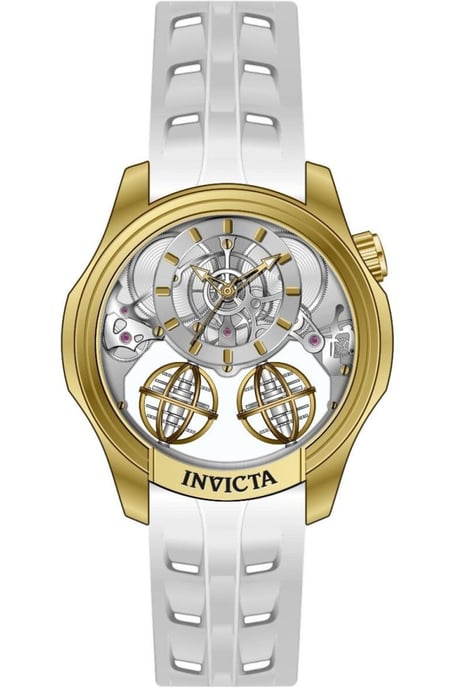 Invicta Specialty 50578 Herenhorloge - Quartz Uurwerk - Roestvrij Staal met Gouden Wijzerplaat - 46 mm - Image 1