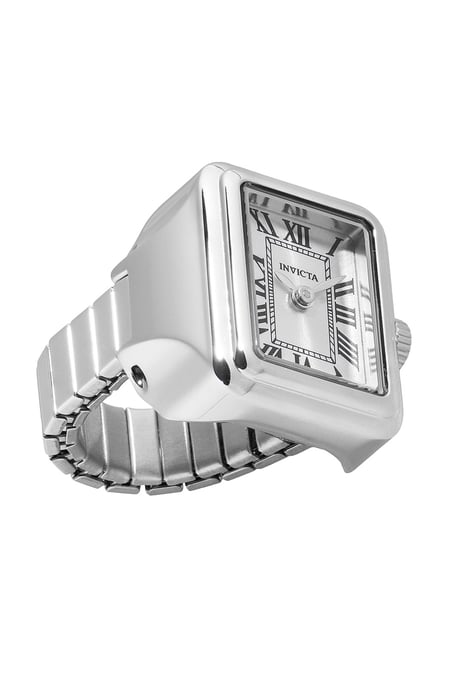 INVICTA Mini Ring 49894 Dameshorloge - Quartz Uurwerk - Roestvrij Staal met Zilveren Wijzerplaat - 18 mm - Image 2