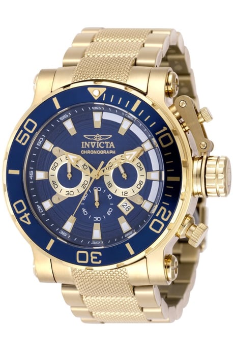 Invicta Coalition Forces 50229 Herenhorloge - Quartz Uurwerk - Roestvrij Staal met Blauwe Wijzerplaat - 52 mm - Image 1