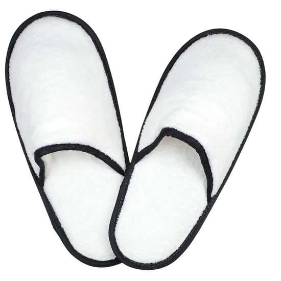 The One Towelling Slippers voor volwassenen (Wit/zwart) - Image 1