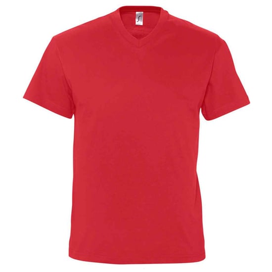SOLS Heren Victory V-hals T-shirt (Rood) - Image 1
