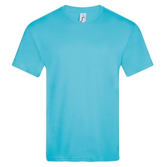 SOLS Heren Victory V-hals T-shirt (Atol blauw) - Image 1