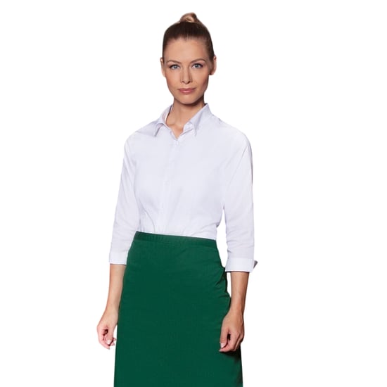 Karlowsky Basic Bistro Contrast Schort (Bosgroen) - Image 2