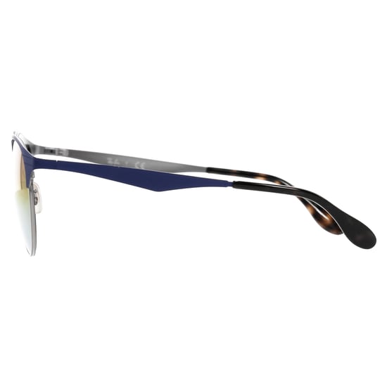 Ray Ban RB3545 spiegelzonnebril in blauw metaal - Image 3