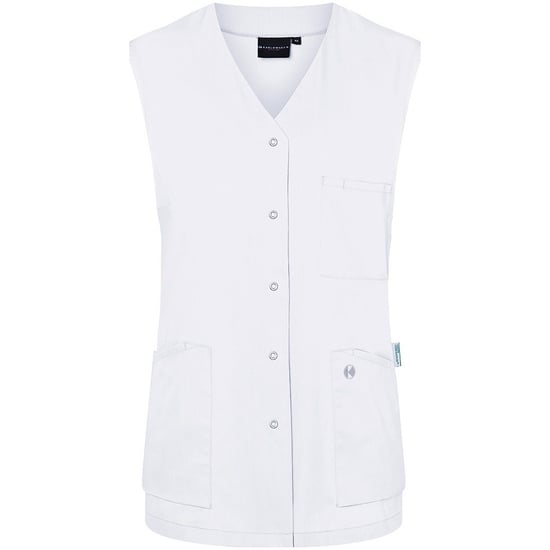Karlowsky Dames/Dames Essential mouwloze werktuniek (Wit) - Image 1