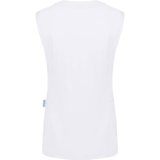 Karlowsky Dames/Dames Essential mouwloze werktuniek (Wit) - Image 2