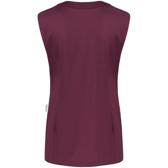 Karlowsky Dames/Dames Essential mouwloze werktuniek (Aubergine) - Image 2