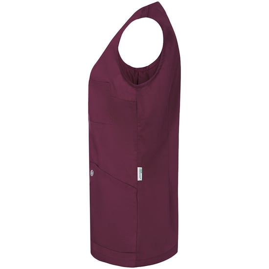Karlowsky Dames/Dames Essential mouwloze werktuniek (Aubergine) - Image 3