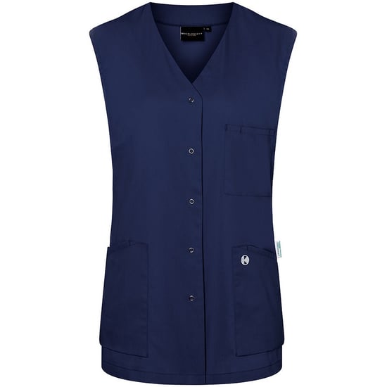 Karlowsky Dames/Dames Essential mouwloze werktuniek (Marine) - Image 1