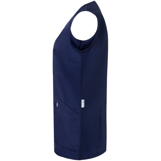 Karlowsky Dames/Dames Essential mouwloze werktuniek (Marine) - Image 3