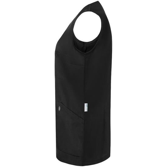 Karlowsky Dames/Dames Essential mouwloze werktuniek (Zwart) - Image 3
