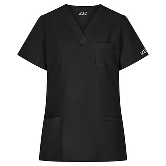 Exner Dames/Dames Sportsline Regelmatig Tuniek (Zwart) - Image 1