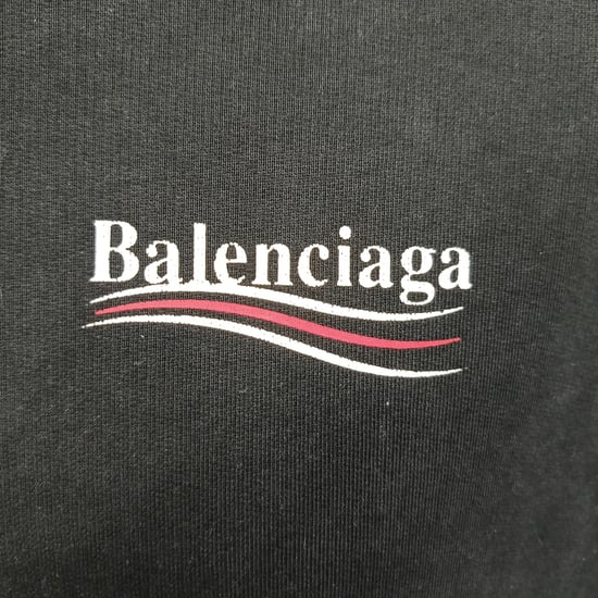 Balenciaga Politieke Campagne Medium Fit Hoodie in Zwarte Katoen - Image 5