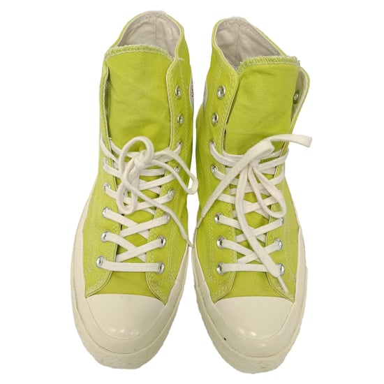 Comme des Garçons Play x Converse Chuck 70 hoge sneakers in groen canvas - Image 5