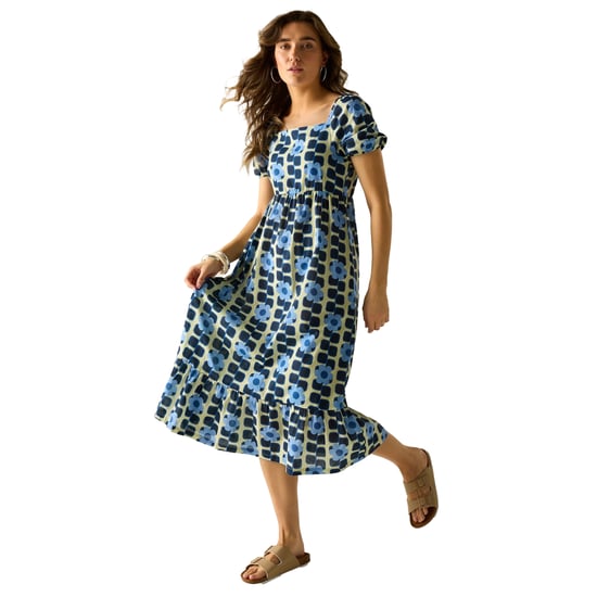 Regatta Dames/Dames Orla Kiely Reuzenbloem Zomer Midi Jurk (Blauw) - Image 4