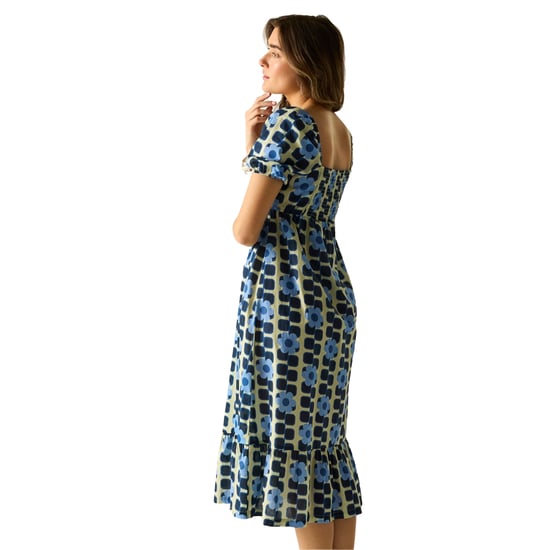 Regatta Dames/Dames Orla Kiely Reuzenbloem Zomer Midi Jurk (Blauw) - Image 5