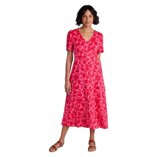 Mountain Warehouse Dames/Dames Como Bloemen Midi Jurk (Koraal) - Image 4