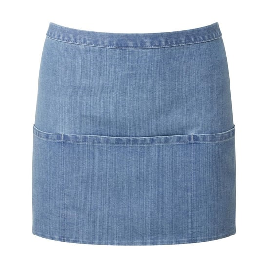 Premier Colours Collectie Denim schort met 3 zakken (Blauwe Denim) - Image 1