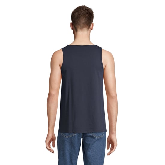 SOLS Unisex Adult Crusader Organic Cotton Tank Top (Franse marine) - Image 2