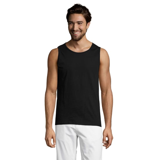SOLS Heren Justin Tank Top (Diep zwart) - Image 1