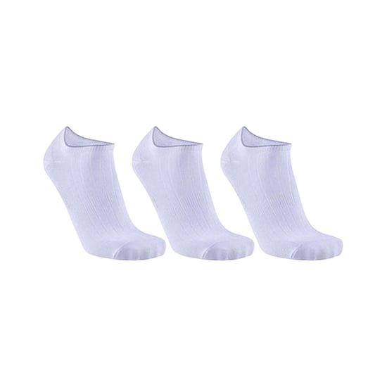 Replay Unisex Ultra Light Liner Sokken voor Volwassenen (Set van 3) (Wit/Grijs) - Image 2