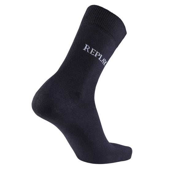 Replay Unisex Volwassenen Logo Sokken (Pak van 3) (Zwart/Grijs) - Image 2