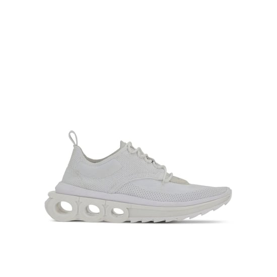 Salvatore Ferragamo Sneakers met Gancini-zool - Image 1