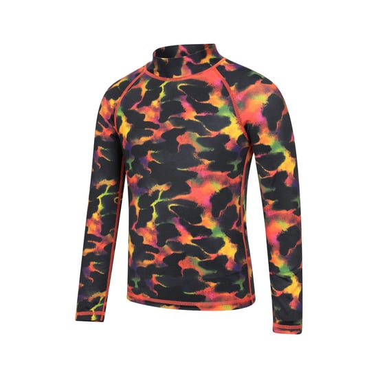 Mountain Warehouse Kinder/Kids Abstracte Rash Top met lange mouwen (Donkerrood) - Image 3