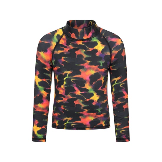 Mountain Warehouse Kinder/Kids Abstracte Rash Top met lange mouwen (Donkerrood) - Image 4