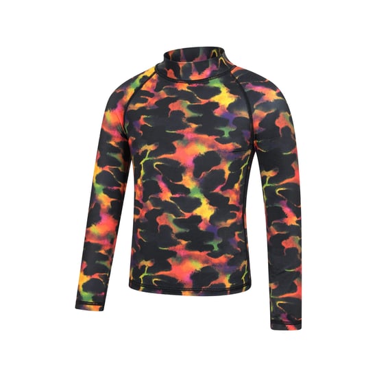 Mountain Warehouse Kinder/Kids Abstracte Rash Top met lange mouwen (Donkerrood) - Image 5
