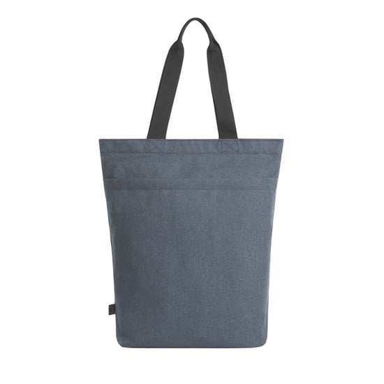 Halfar Effen cirkel boodschappentas (Blauw/Grijs) - Image 1