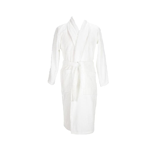 ARTG Unisex mantel met sjaalkraag voor volwassenen (Wit) - Image 1