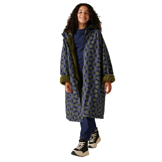 Regatta Kinder/Kids Orla Kiely Gevlekte Veranderjas (Blauw/Donkere Olijf) - Image 5