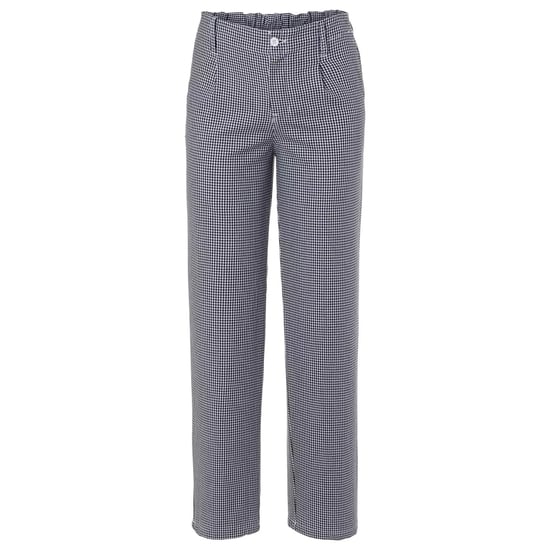 Karlowsky Unisex Basis koksbroek voor volwassenen (Zwart/Wit) - Image 1