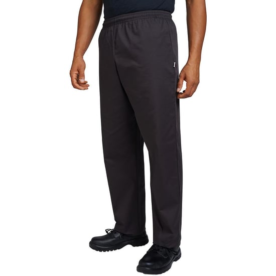 Dennys Budget Unisex AFD werkbroek (Zwart) - Image 2