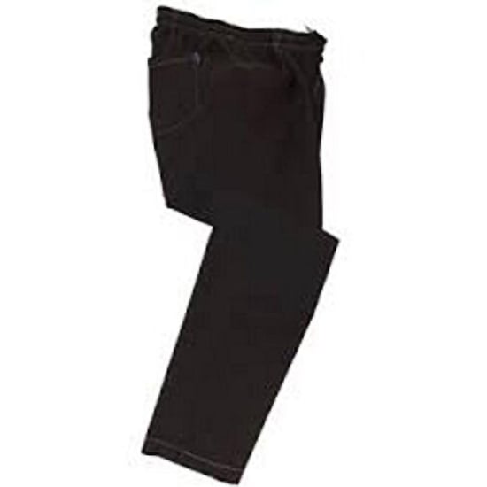 Le Chef Unisex Vouwbestendige Prep-broek (Zwart) - Image 2