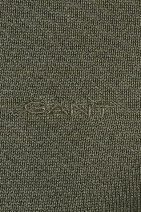 GANT COTTON MODAL KNITTED POLO DRY HERB GREEN - Image 3