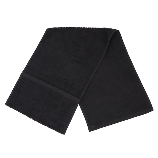 Towel City Zak Gym Towel (Zwart) - Image 2